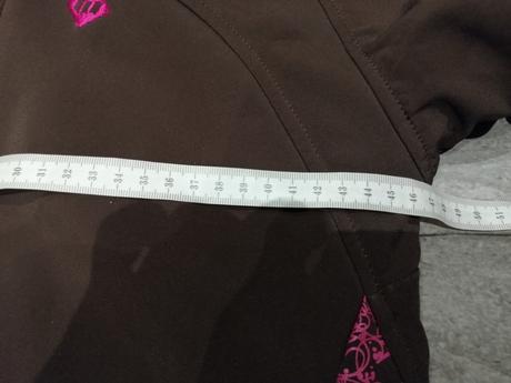 Softshell bunda v38, flís zn woox, hnedá, 38