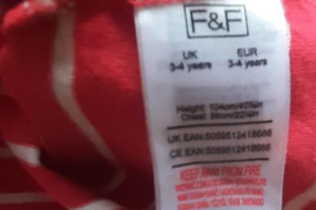 Tričko vianočné 98/104, f&f,98