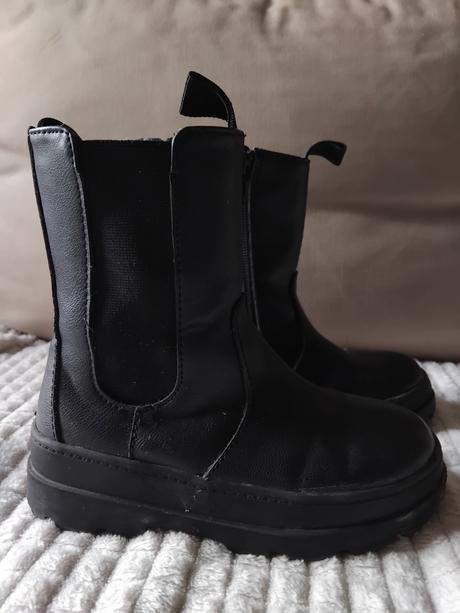 Čierne čižmy, h&m,28
