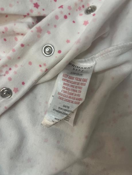 Balík dlhorukavovych overalov/pyzamiek, primark,68