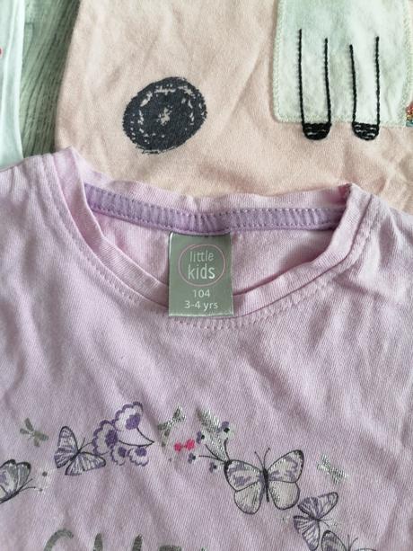 Tričká na leto - 104, leginky s mašličkou - 104, 104