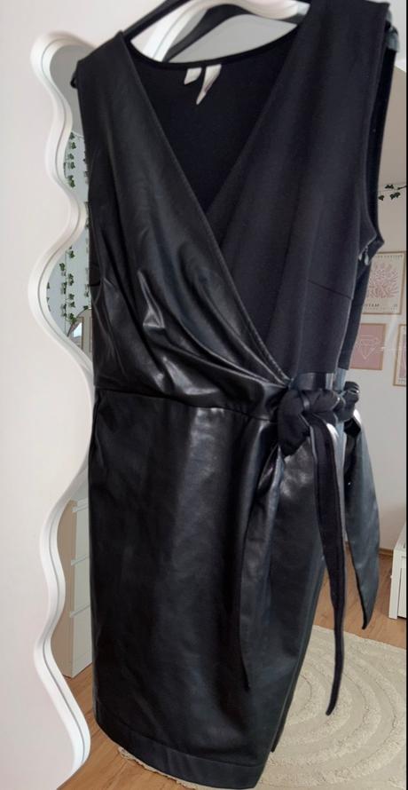 Koženkove šaty bodyflirt 40/42, bonprix,40