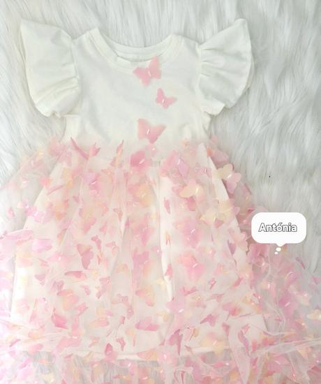 Šaty 3d motylik, 50 - 134