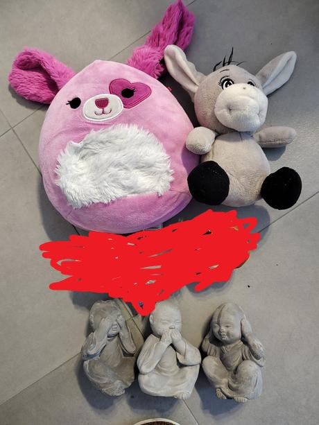 Darujem - plyšáky a opice, 