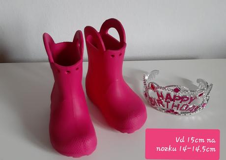 Crocs c7 (23/24), vd cca 15cm, crocs,24