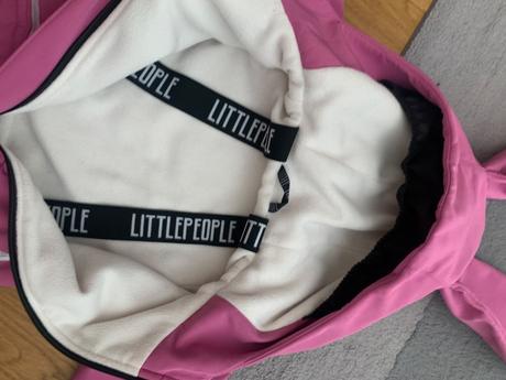 Little people zimná softshellová kombinéza zajko 8, little people,92