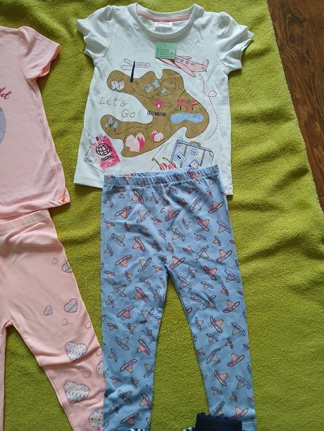 Nové oblecenie 92, šaty, tricka, leginy, 86–98