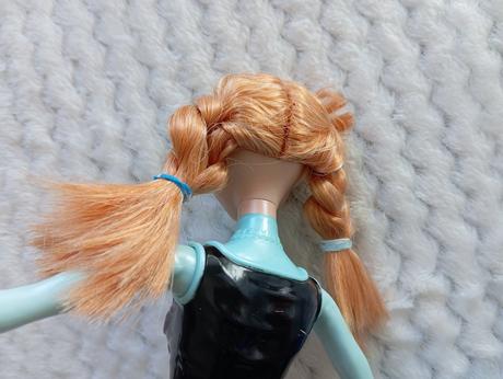 Barbie mattel anna v lesklej sukni, 