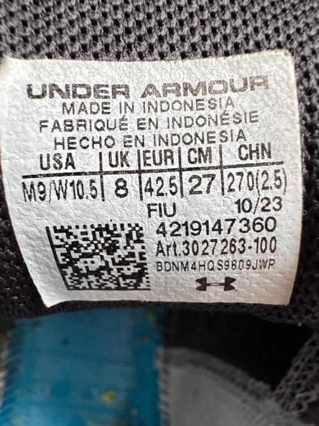 Tenisky, under armour,42