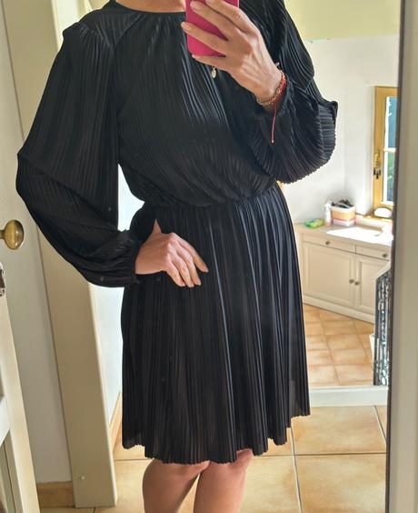 Plisovane šaty, h&m,s