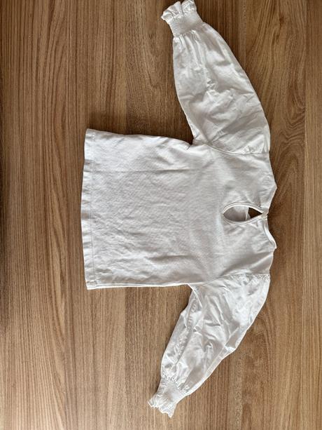 Bavlnená blúzka s pufovanými rukávmi, reserved,98