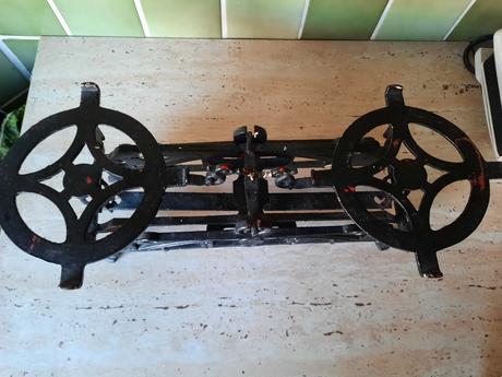 Váha kuchynská - starožitná 49 x 19 x 11 cm,