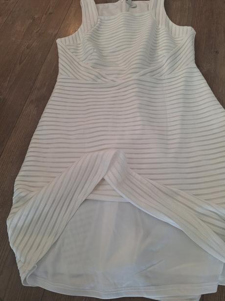 Biele elegantné saty bodyflirt, 46