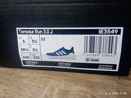 Tenisky s poštovným, adidas,38