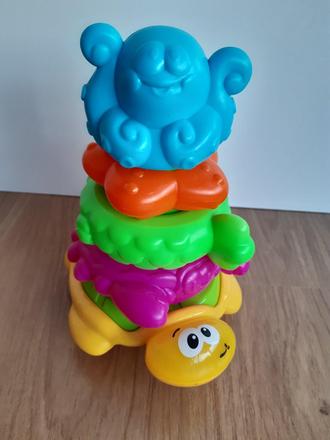 Pyramída vzdelávacia veža korytnačka s melódiou,