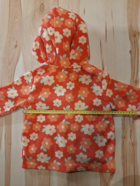 Flísová mikina s kvetinkami, f&f,104