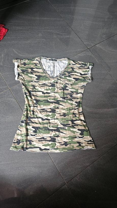 Army vojenske kamufláž tričko, s