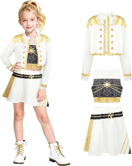 K-pop demon hunters huntrix 3-dielny kostým mira, 