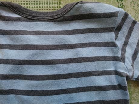 Pásikavé modré tričko s motívom, disney, 68-74 cm, disney,74