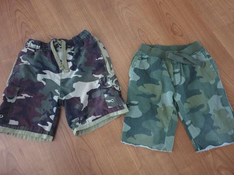 2x maskacove sortky 104, 110