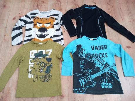 Tričká, cena spolu, h&m,122