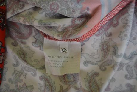 Pietro filipi farebný top veľ. xs, pietro filipi,xs