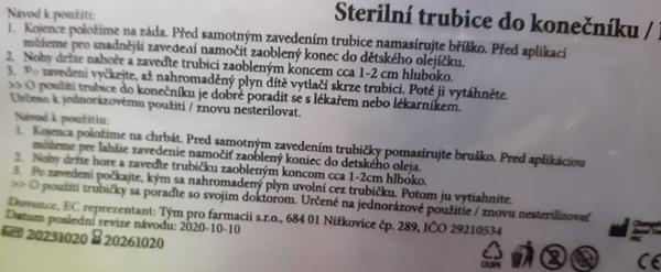 Ako dlho trvá uvoľnenie plynov po zavedení rektálnej rúrky?