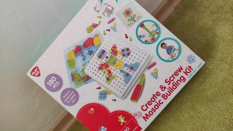 Kreatívna hračka- create & screw mosaic building, 