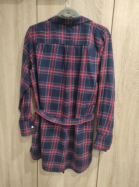 Dlhá tenká karovana košeľa, tcm,42