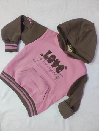 Zateplená mikina love, 158 / 164 / 176