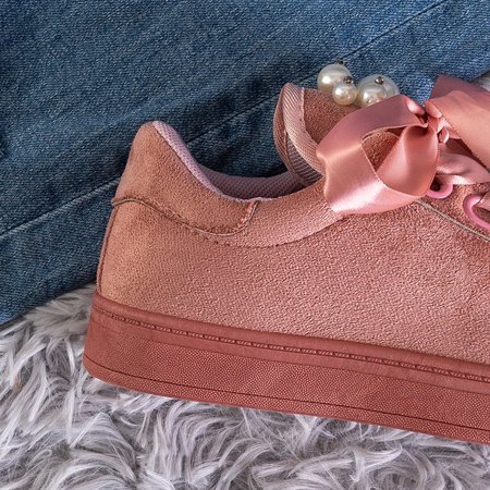 Dievčenské tenisky, botasy s mašľou, 33