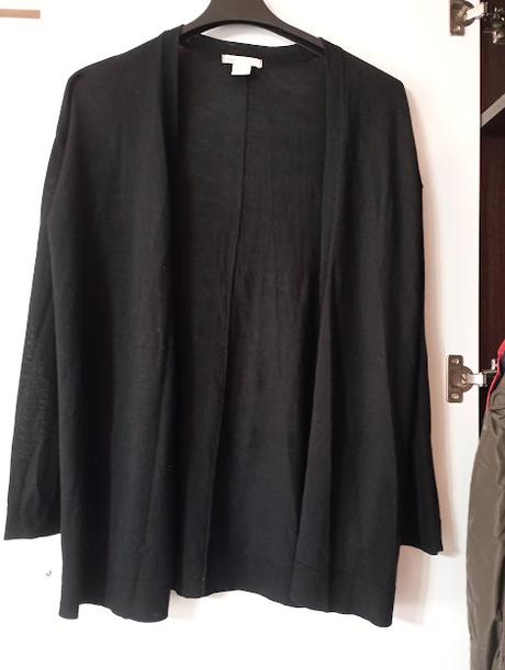 Čierny sveter, h&m,xs