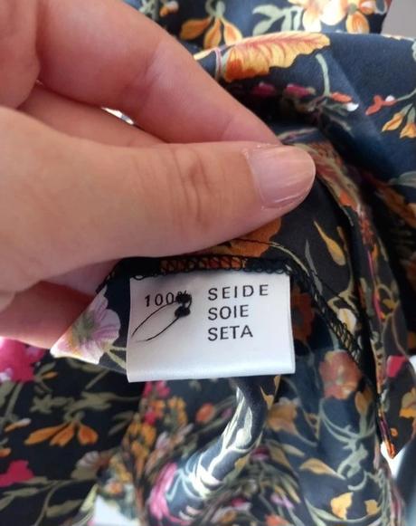 Hodvábna kvetinová košeľa m/l, m