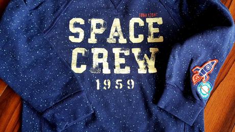 Svietacia mikinka h&m space 110/116, h&m,110