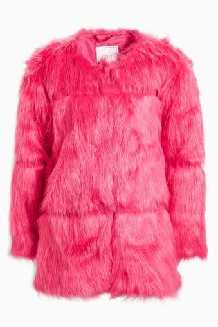 Luxusný moderný kožuch next uk, next,134