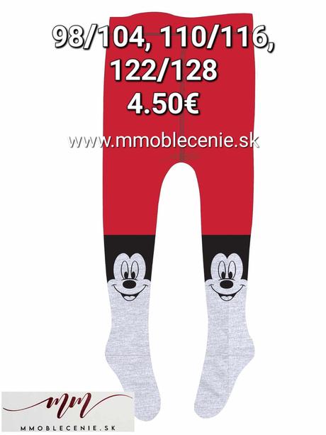 Pančuchy mickey, disney,98 - 128