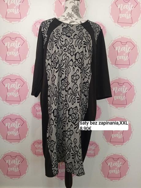Šaty bez zapínania, xxl
