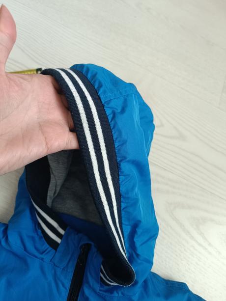 Prechodna modrá bunda s kapucňou, fox & bunny,140