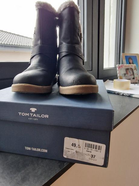 Dievčenské čižmy tom tailor, tom tailor,37