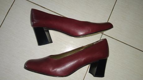 Kožené topanky 38 a polky, 38