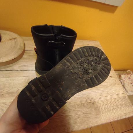 Kožené čižmy prechodné, geox,31