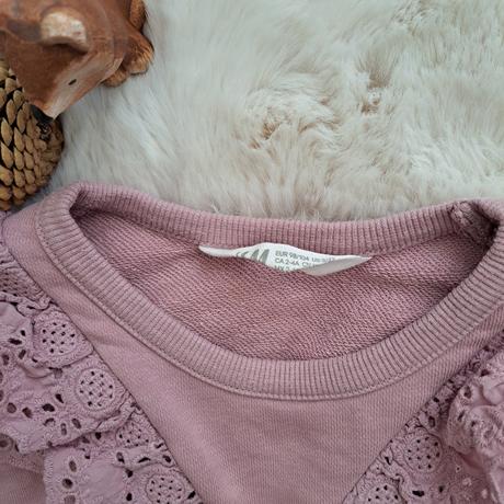 Šaty fialové, h&m,104