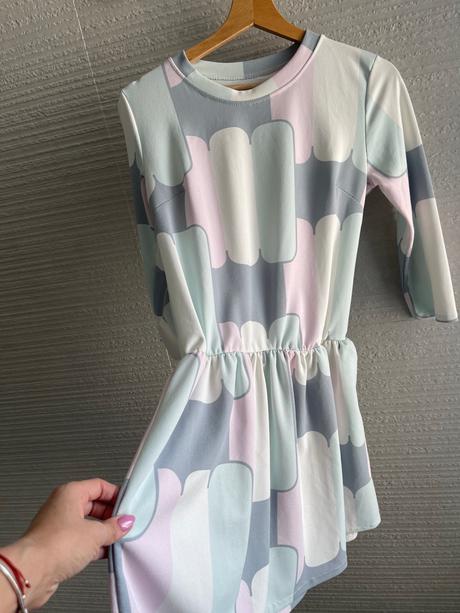 Pastelové šaty, xs