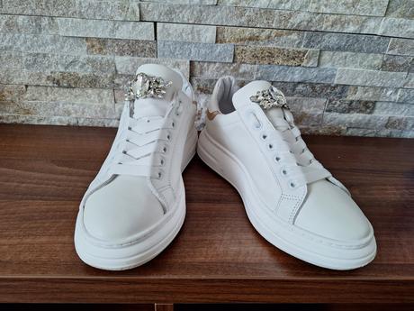 Méliné biele kožené tenisky vel.36, 36