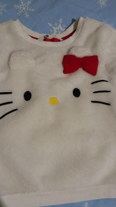 Mikina/svetrik hallo kitty 110-116, h&m,110