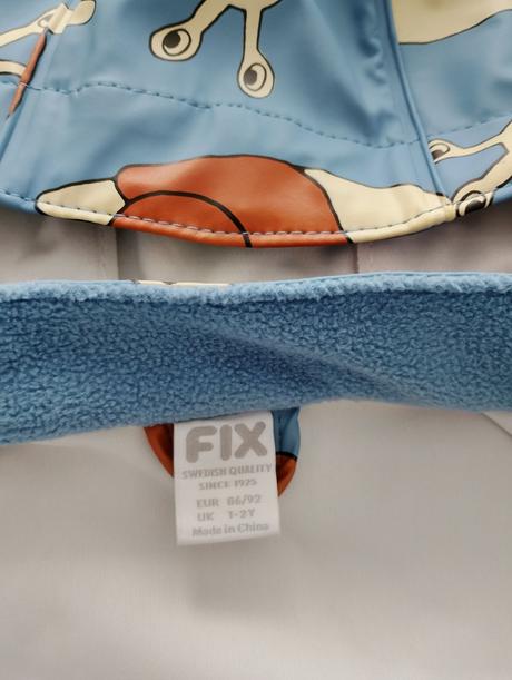 Súprava do dažďa slimáky fix nepremokavá, lindex,92