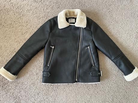 Vyteplená bunda, zara,152