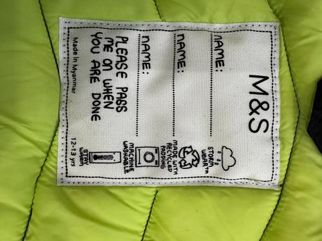 Nová ľahká presívaná bunda m&s stormwear, 158, marks & spencer,158