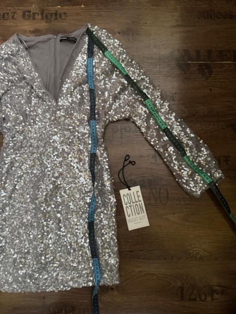 Flitrované šaty pull & bear, pull&bear,s