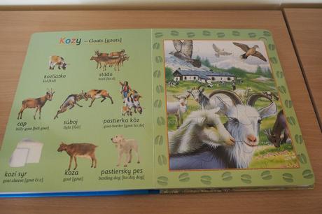 Detská puzzle kniha farma, 